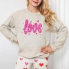 Simply Sage Market Women's Graphic Sweatshirt Love Pink Bling - 2 of 3