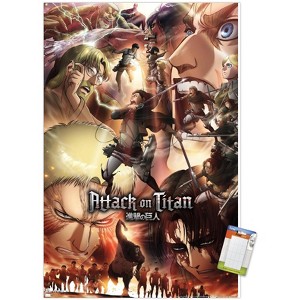 Trends International Attack on Titan: Season 3 - Key Art Unframed Wall Poster Prints - 1 of 4