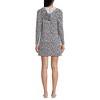 Lands' End Women's Cotton Jersey Long Sleeve Hooded Swim Cover-up Dress - 2 of 4