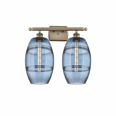 Vaz - 2 Light Bath Vanity In Industrial Style-10.88 Inches Tall and 18 Inches Wide