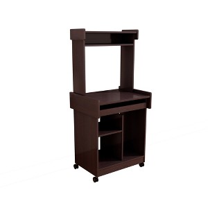 Kitchen Cart with Gliding Shelf and Locking Castors - 1 of 4