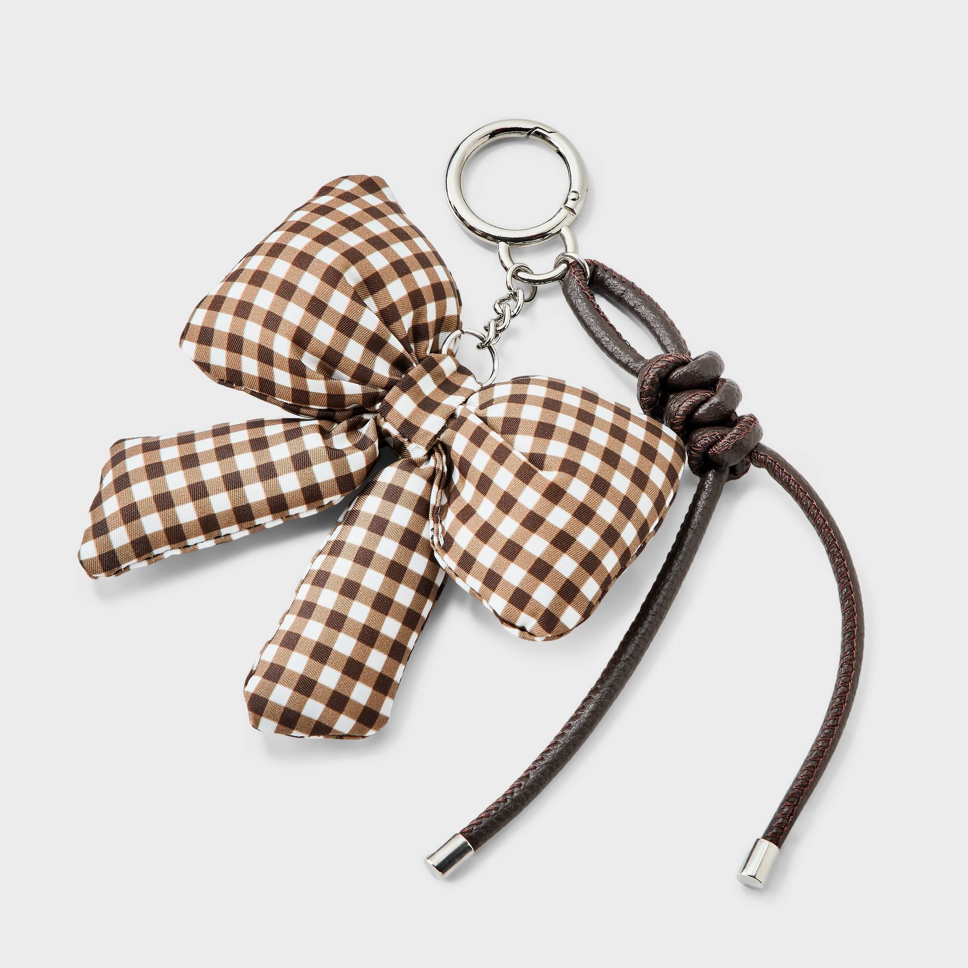 Gingham Bow & Braided Cord Bag Charm - Wild Fable™ Multi