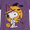 Girls' - Peanuts - Snoopy Woodstock Witchcraft Fitted Short Sleeve Graphic T-Shirt - 2 of 4