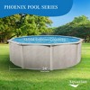 Aquarian Phoenix 24' x 52" Steel Frame Above-Ground Pool Kit, DIY 6-8 Person Backyard Pool with Sand Filter Pump, Ladder, Liner, Skimmer, and Net - 2 of 4