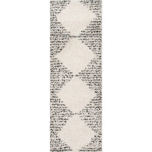 Nuloom Scarlette Abstract Diamond Shag Indoor Area Rug - 1 of 4