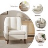 Plush Comfort Upholstered Accent Armchair For Living Room - 4 of 4
