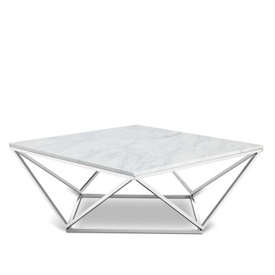 Meridian Furniture,Skyler Chrome Coffee Table