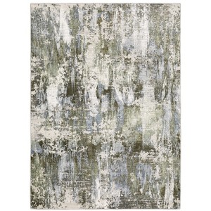 Oriental Weavers Caravan 2060F Green/ Blue Indoor Area Rug - 5'3" x 7'6" - 1 of 4