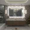 Apmir Super Bright 192 LEDs/m Front LED Lighted Anti-Fog Tempered Glass Bathroom/Vanity Mirror with ETL & 3-Year Warranty - 2 of 4