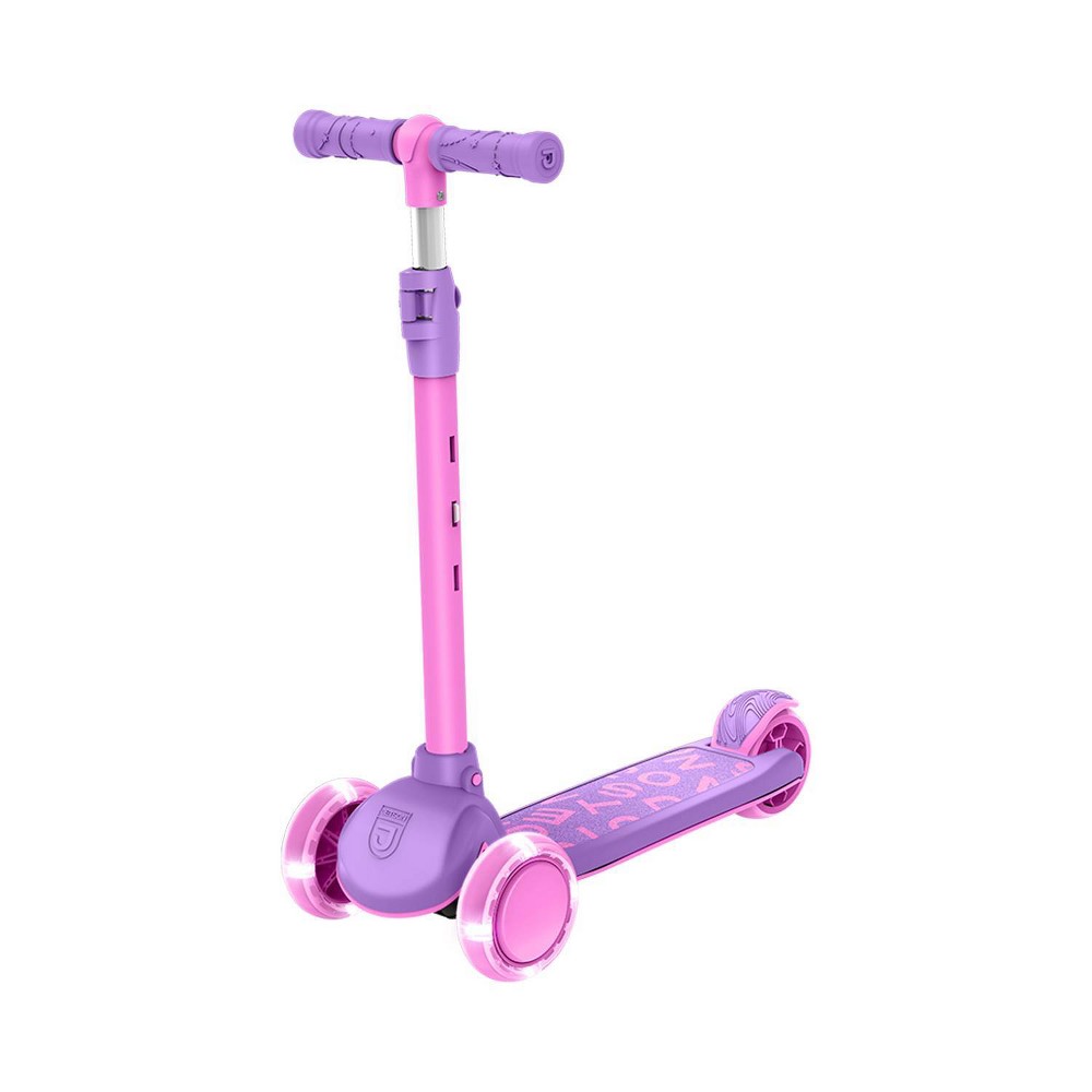 Jetson Gem Learn & Grow Kick 3-Wheel Kick Scooter - Purple/Pink