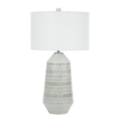 Monarch Specialties Lighting 33inchH Table Lamp Ivory / Cream Shade Cream Ceramic Contemporary