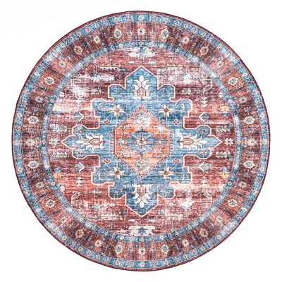 nuLOOM Zena SpinClean Machine Washable Stain-Resistant Area Rug