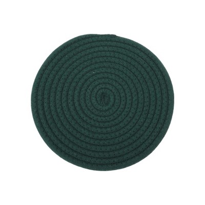 Unique Bargains Trivet Round Rope Woven Mat Cotton Non-woven Fabric 7.87"x7.87"x0.31"