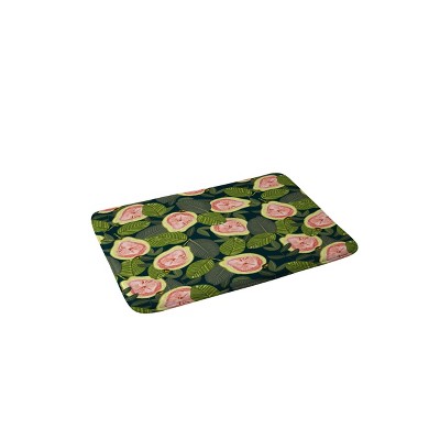 24" x 36" Guava Bath Rug Green - Deny Designs