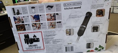 Black & Decker BCKM1013KS01 Kitchen Wand Variable Speed Lithium-Ion 3-in-1 Cordless Grey Kitchen Multi-Tool Kit
