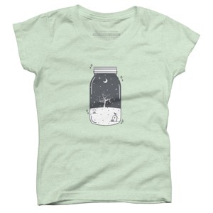 Girl's Design By Humans Halloween in a jar By roc21 T-Shirt - 1 of 2