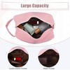 Unique Bargains Travel Personalized Make Up Bag Blue 1 Pc - 2 of 4