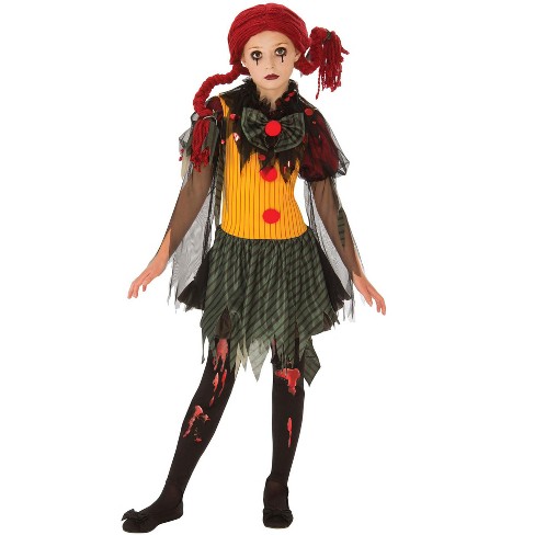Rubies Girls Zombie Clown Costume : Target