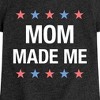 Girls' - Instant Message - Matching 4Th Shirts Mom Made Me Fitted Short Sleeve Graphic T-Shirt - 2 of 4