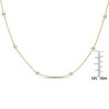 Guili Sterling Silver Necklace with Clear CZ in White, Gold, or Rose Gold—Opulent, Luxurious, and Perfect for a Radiant Shine. - 2 of 4