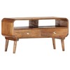 vidaXL TV Cabinet 35.4 inches x13.8 inches x18.5 inches  Solid Mango Wood - 3 of 4