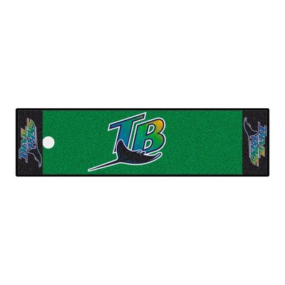 MLB Tampa Bay Rays 1998 Retro Collection 1.5'x6' Putting Mat - Green