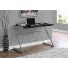 Monarch Specialties Computer Desk Home Office Laptop 48InchL Work Metal Laminate Brown Grey Contemporary Modern - 3 of 4