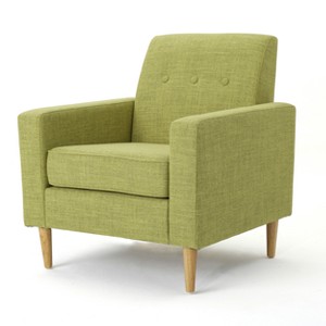 Sawyer Mid Century Modern Club Chair Muted Green - Christopher Knight Home