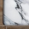 Christian Siriano New York Classic Marble Kitchen Mat, Grey/Ivory, 20"x36" - 3 of 3