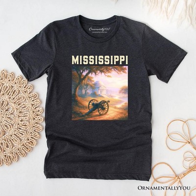Artistic Mississippi State Vicksburg National Military Park T-Shirt, Southern Heritage Tee and Travel Souvenir | OrnamentallyYou