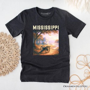 Artistic Mississippi State Vicksburg National Military Park T-Shirt, Southern Heritage Tee and Travel Souvenir | OrnamentallyYou - 1 of 4