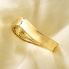 Ross-Simons 14kt Yellow Gold-Plated Wavy Bangle Bracelet Size 7.5 - 4 of 4