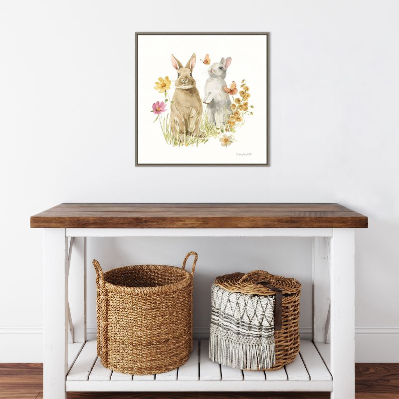 Amanti Art Hop on Spring IV by Lisa Audit Canvas Wall Art Print Framed 22-in. W x 22-in. H., 5 of 7