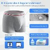 CARER Incontinence Underwear for Men Washable Reusable Men's Bladder Leak Proof Boxer Briefs - Mild Absorbency 2pk - 2 of 4