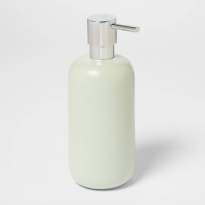 silver soap pump