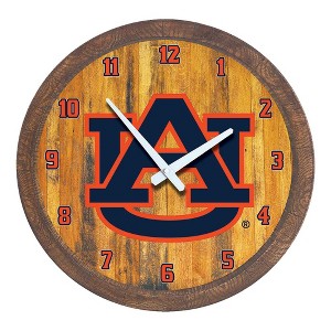 College Team "Faux" Barrel Top Wall Clock - 1 of 4