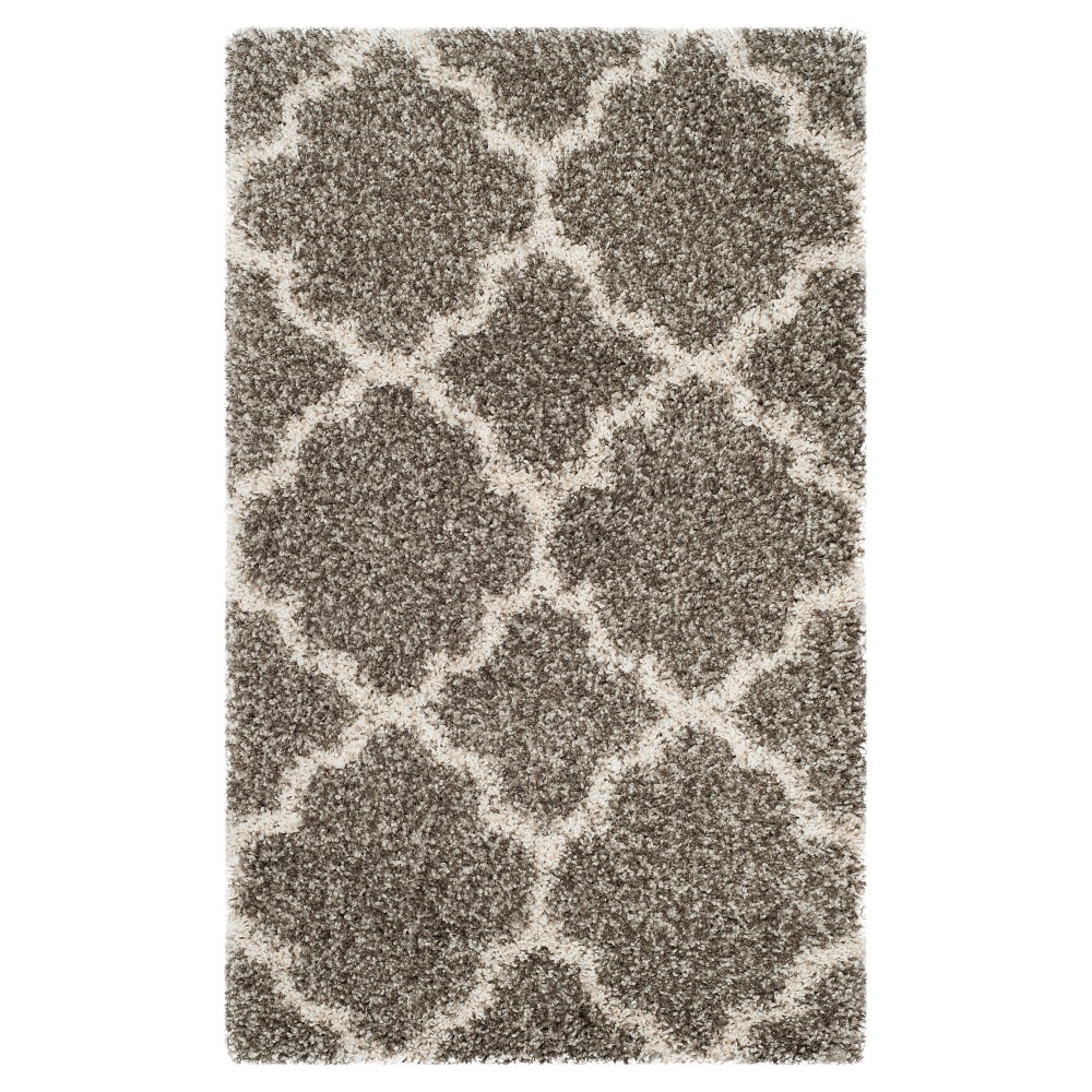 2'3inx3'9in Malia Rug Gray/Ivory - Safavieh