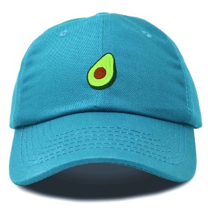 Dalix Avocado Embroidered Mens Cotton Dad Hat Baseball Cap Womens - 1 of 4