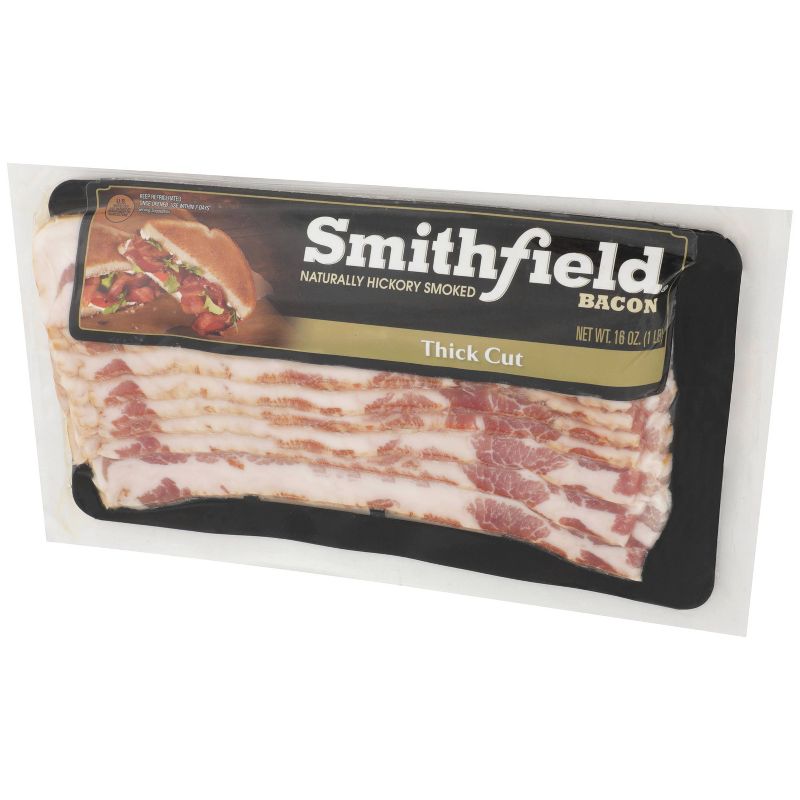 Smithfield Thick Cut Hickory Smoked Bacon - 16oz, 3 of 4
