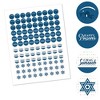Big Dot of Happiness Happy Passover - Pesach Holiday Party Round Candy Sticker Favors - Labels Fits Chocolate Candy (1 sheet of 108) - 2 of 4