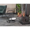 LOVMOR Cat Swing Bed with Stand&Cushion, Cat Egg Chair w/ Rattan Wicker Appearance, Indoor Hanging Swinging Cat Bed for Cats, Small Dogs&Small Animals - 2 of 4