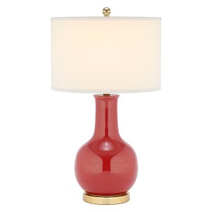 Ceramic Paris Lamp - Safavieh , Red/White