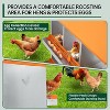 Acekool Metal Chicken Nesting Box,  Single Tier, Vented Steel Egg Laying Box - 4 of 4