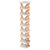9 Tier Narrow Entryway Shoe Rack Plastic Vertical Shoe Organizer Space Saving Free Standing Shoes Storage Shelf Closet Hallway - 2 of 4