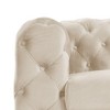 Contemporary  with Deep Button Tufting Dutch Velvet -Morden Fort - 4 of 4