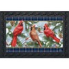 Briarwood Lane Winter Doormat 30x18 Indoor Outdoor Wintertime Cardinals For Winter Doormat - 2 of 4