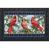 Wintertime Cardinals Doormat 30" x 18" Indoor Outdoor Briarwood Lane - image 2 of 4