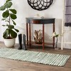 Design Imports Jadeite  Slim Stripe Cotton Chindi Rug 2Ft 3Inx6Ft - 2 of 4