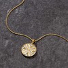 Ross-Simons 0.25 ct. t.w. Diamond Medallion Pendant Necklace in 18kt Gold Over Sterling - 3 of 4