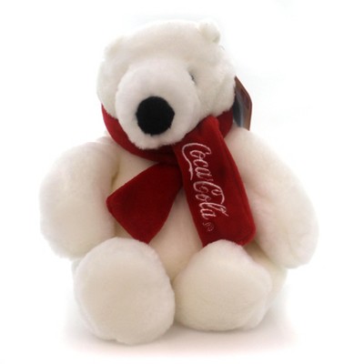 coca cola polar bear stuffed animal